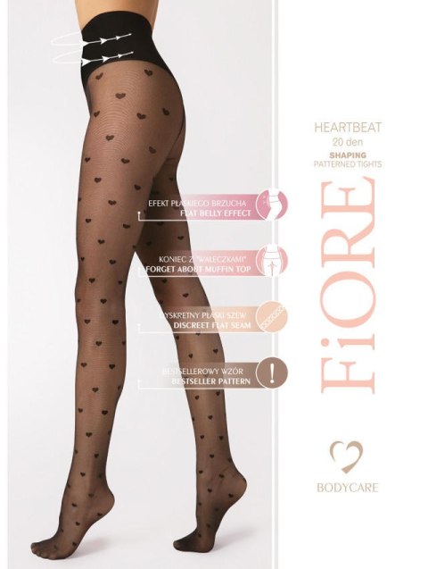 F5007 - RAJSTOPY HEARTBEAT 20 DEN - SS 24 TANGO BRAWO FIORE F5007 - RAJSTOPY HEARTBEAT 20 DEN - SS 24 TANGO BRAWO FIORE