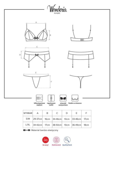 WONDERIA - KOMPLET 3-CZĘŚCIOWY