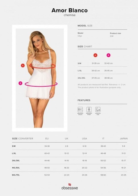 AMOR BLANCO KOSZULKA I STRINGI