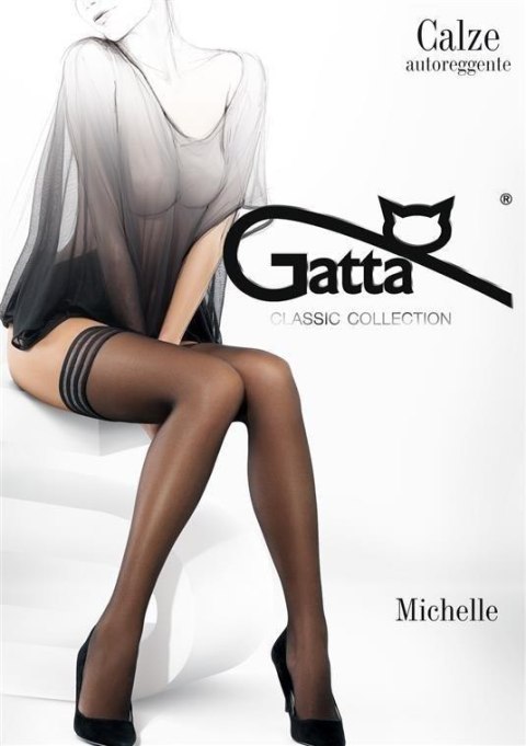 MICHELLE 2 - POŃCZOCHY SAMONOŚNE LYCRA MAT MICHELLE 2 - POŃCZOCHY SAMONOŚNE LYCRA MAT