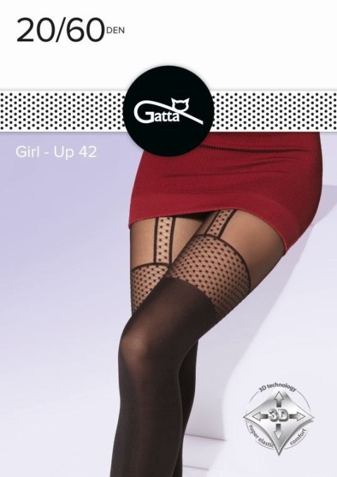 GIRL-UP - RAJSTOPY WZORZYSTE 40 DEN 000.584 - AW22 GIRL-UP - RAJSTOPY WZORZYSTE 40 DEN 000.584 - AW22