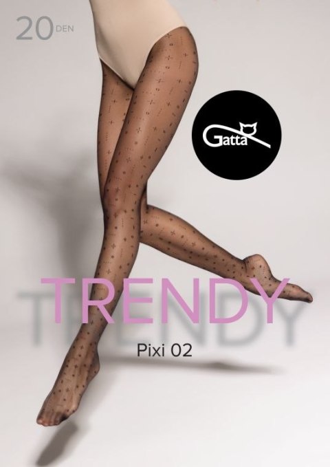 PIXI 01, 02 - RAJSTOPY DAMSKIE WZORZYSTE 20 DEN 000.36Y - TRENDY 2024 PIXI 01, 02 - RAJSTOPY DAMSKIE WZORZYSTE 20 DEN 000.36Y - TRENDY 2024
