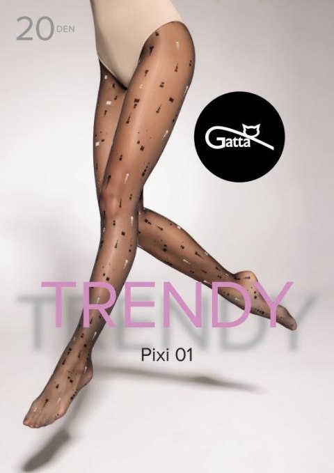 PIXI 01, 02 - RAJSTOPY DAMSKIE WZORZYSTE 20 DEN 000.36Y - TRENDY 2024 PIXI 01, 02 - RAJSTOPY DAMSKIE WZORZYSTE 20 DEN 000.36Y - TRENDY 2024