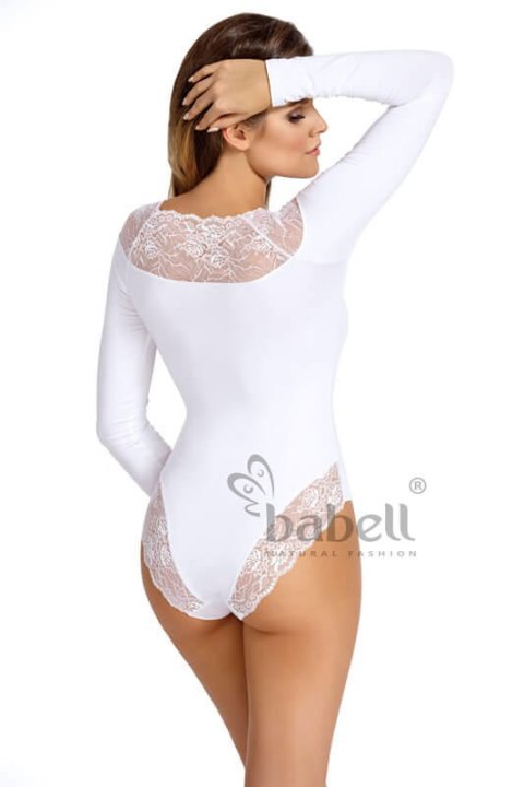 BODY MADDALENA DŁUGI RĘKAW, OZDOBIONE KORONKĄ - BABELL - EcoVero BODY MADDALENA DŁUGI RĘKAW, OZDOBIONE KORONKĄ - BABELL - EcoVero