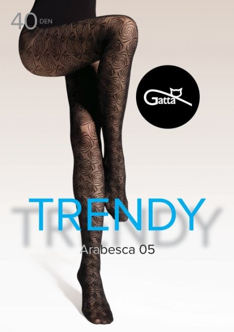 ARABESCA 05, 06 - RAJSTOPY DAMSKIE WZORZYSTE 40 DEN - 000.91V - TRENDY AW25/26 ARABESCA 05, 06 - RAJSTOPY DAMSKIE WZORZYSTE 40 DEN - 000.91V - TRENDY AW25/26
