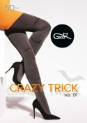 CRAZY TRICK 01, 02, 03, 04 - RAJSTOPY WZORZYSTE 40/50 DEN - 000.66Y