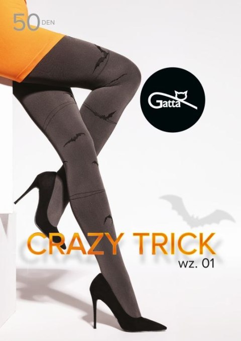 CRAZY TRICK 01, 02, 03, 04 - RAJSTOPY WZORZYSTE 40/50 DEN - 000.66Y CRAZY TRICK 01, 02, 03, 04 - RAJSTOPY WZORZYSTE 40/50 DEN - 000.66Y