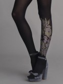 G5942A2 BLOOMING DAY - RAJSTOPY 40 DEN BLACKPURPLETIGHTS