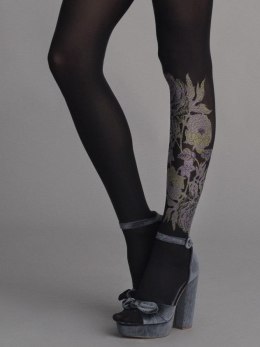 G5942A2 BLOOMING DAY - RAJSTOPY 40 DEN BLACKPURPLETIGHTS