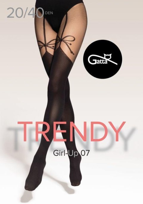 GIRL-UP - RAJSTOPY WZORZYSTE 000.584 W.07 20/40 DEN - TRENDY 2025