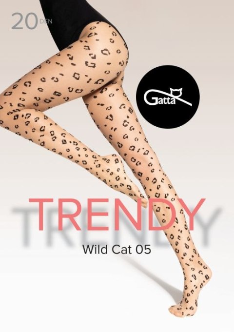 WILD CAT - RAJSTOPY DAMSKIE WZORZYSTE 000.29T 20 DEN - TRENDY AW25/26