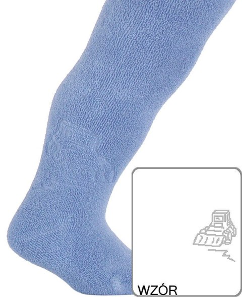 BABIES - RAJSTOPY BAWEŁNIANE Z FROTTE ZEWNĘTRZNĄ 0-2 LATA CHŁOPIĘCE