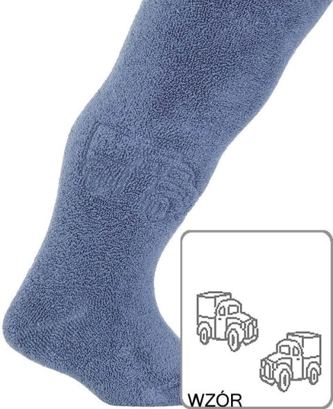 BABIES - RAJSTOPY BAWEŁNIANE Z FROTTE ZEWNĘTRZNĄ 0-2 LATA CHŁOPIĘCE