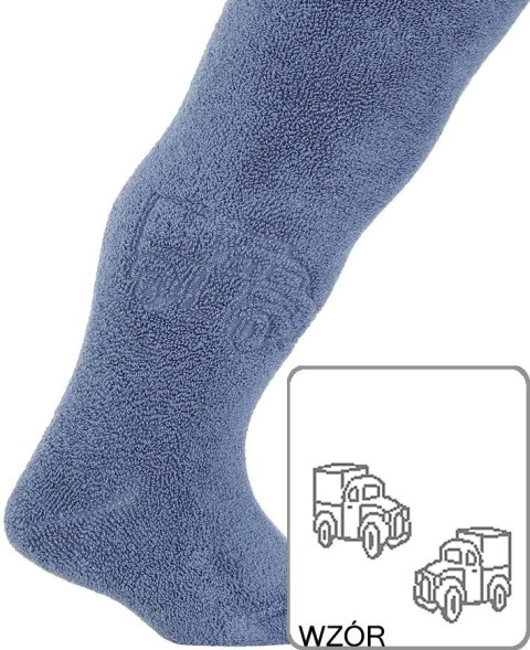 BABIES - RAJSTOPY BAWEŁNIANE Z FROTTE ZEWNĘTRZNĄ 0-2 LATA CHŁOPIĘCE