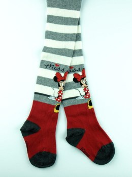 DISNEY - Rajstopy wzorzyste bawełniane dziewczęce 6-11 lat DGCL