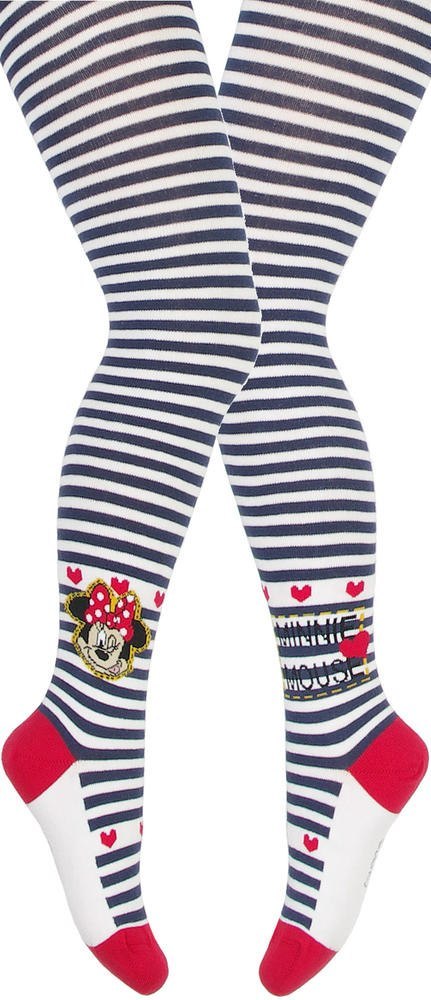 DISNEY - Rajstopy wzorzyste bawełniane dziewczęce 6-11 lat DGCL