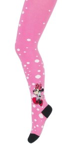 DISNEY - Rajstopy wzorzyste bawełniane dziewczęce 6-11 lat DGCL