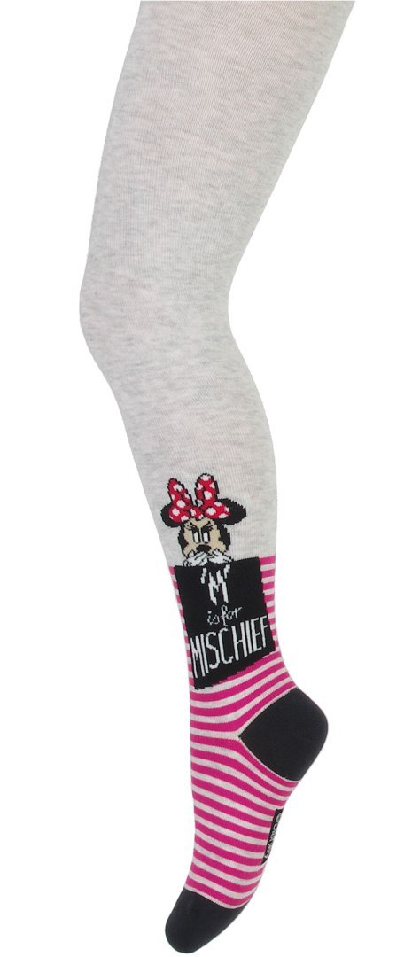 DISNEY - Rajstopy wzorzyste bawełniane dziewczęce 6-11 lat DGCL