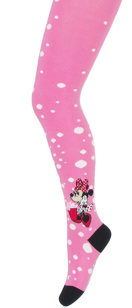 DISNEY - Rajstopy wzorzyste bawełniane dziewczęce 6-11 lat DGCL