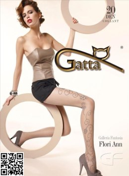 FLORI ANN - RAJSTOPY DAMSKIE WZORZYSTE 20 DEN