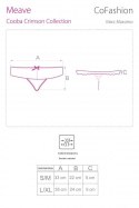 PANTY MEAVE CF 90391 COOBA CRIMSON COLLECTION