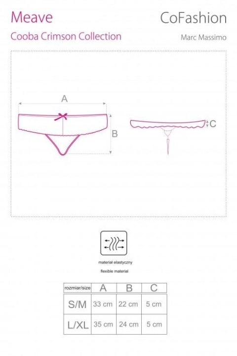 PANTY MEAVE CF 90391 COOBA CRIMSON COLLECTION