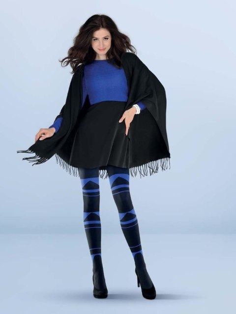 RAJSTOPY DAMSKIE WZORZYSTE ABBY CODE 792, 60 DEN, CITY COLLECTION