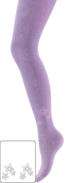 TEENS - RAJSTOPY BAWEŁNIANE Z FROTTE ZEWNĘTRZNĄ 6-11 LAT DZIEWCZĘCE