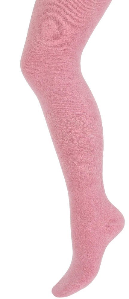 TEENS - RAJSTOPY BAWEŁNIANE Z FROTTE ZEWNĘTRZNĄ 6-11 LAT DZIEWCZĘCE