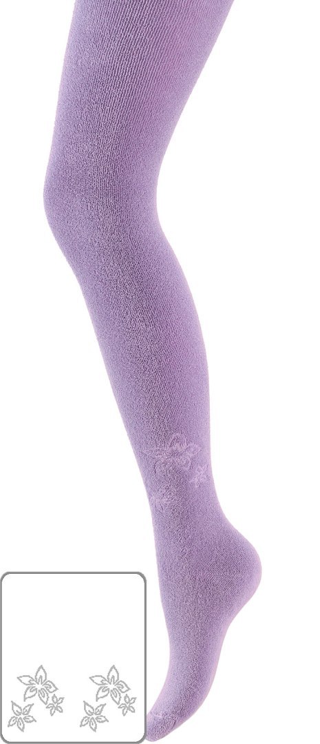 TEENS - RAJSTOPY BAWEŁNIANE Z FROTTE ZEWNĘTRZNĄ 6-11 LAT DZIEWCZĘCE